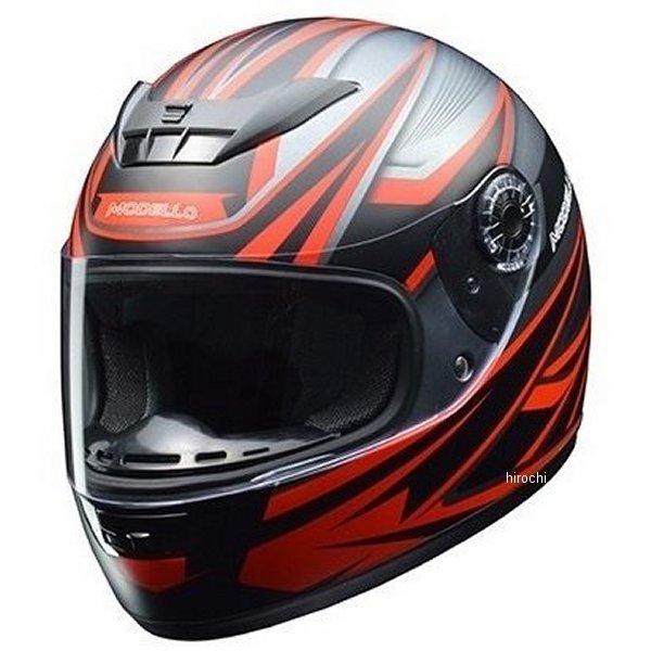 MODELLO-MG リード工業 フルフェイスヘルメット マットガンメタル フリーサイズ