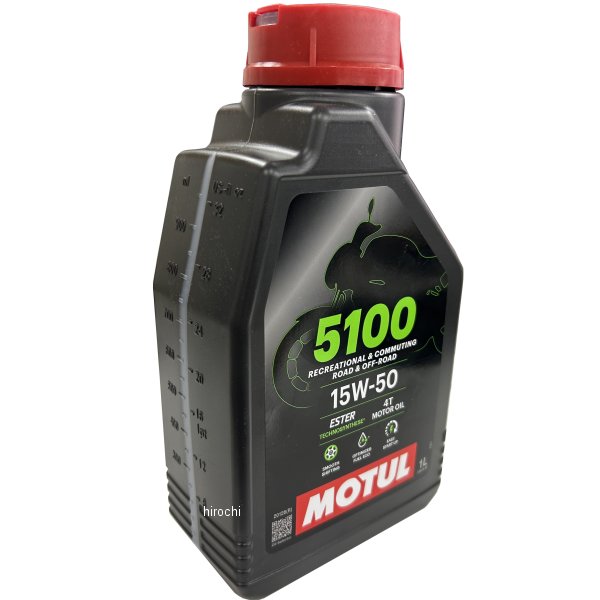 112811 モチュール MOTUL 5100 半化学合成 4スト エンジンオイル 15W50 1リットル