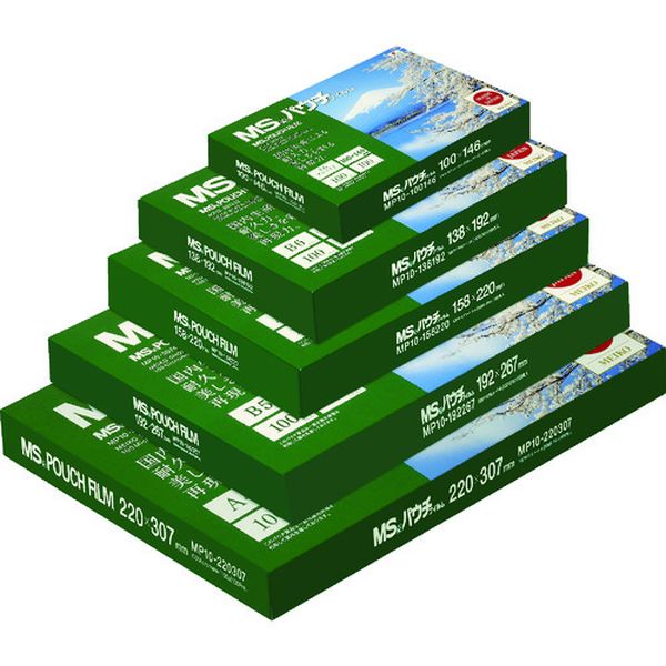 MP106095 431-4972 (株)明光商会 MS パウチフィルム MP10-6095 (100枚入)