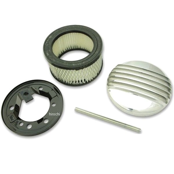 MP400S-YES ガッツクローム MOONノーネームエアクリーナートップセット CV/Eキャブ用