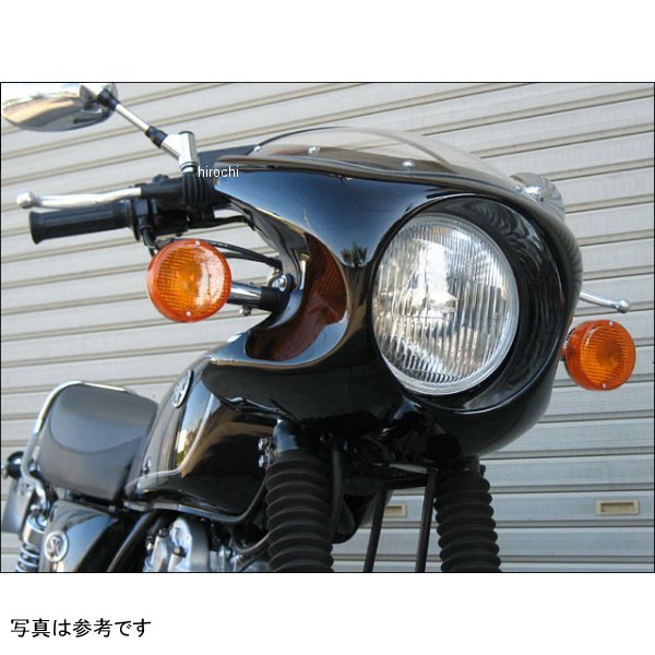 MR16-SK シックデザイン ミニロケットカウル スモーク 83年-21年 SR400/500 未塗装