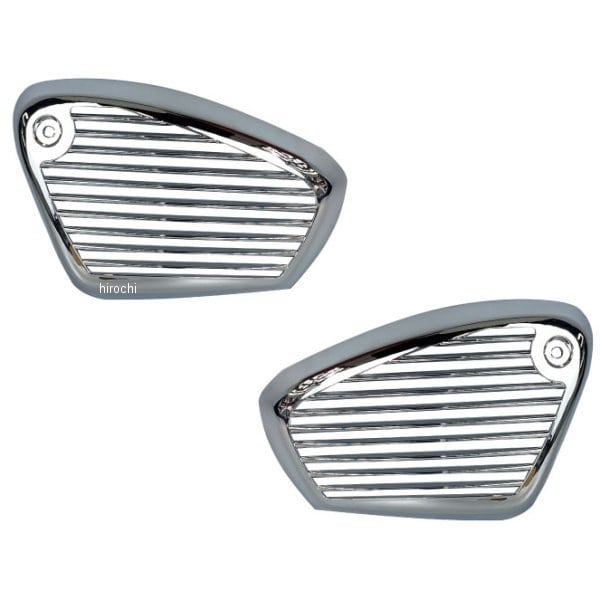 MR19-CC01-01 マッドマックス MAD MAX Mr Quick製 サイドカバー クロスカブ、スーパーカブ メッキ