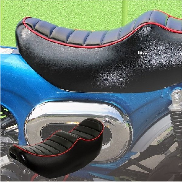 MR19-DAX02-01 マッドマックス MAD MAX Mr Quick製 ホンダ DAX125 ST125用 チョビ三段シート ブラック、レッド