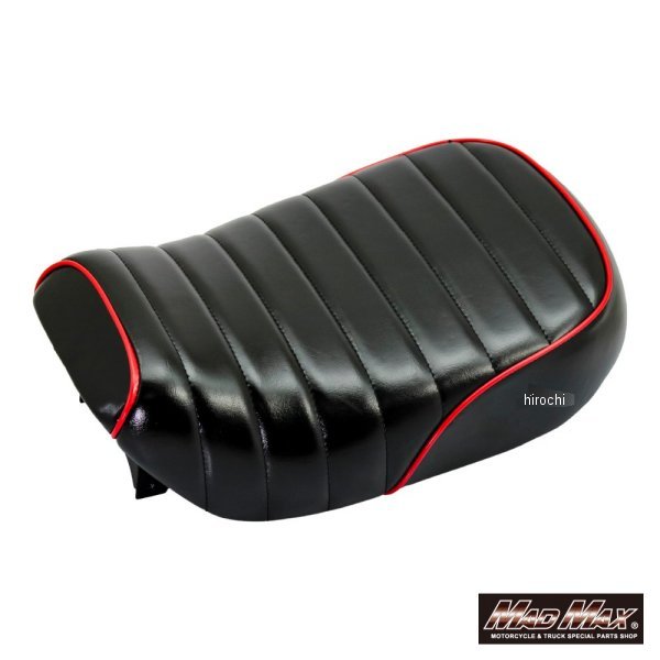 MR19-MO14-01 マッドマックス MAD MAX Mr Quick製 ホンダ モンキー125用 エナメル タックロールシート ブラック、レッド