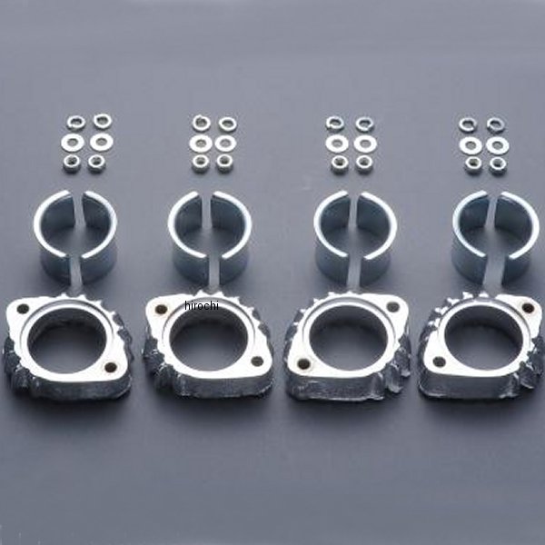 MRS-955-K050A エムテック中京 M-TEC中京 MRS フランジセット8mm穴 後期型 4本出しマフラー用 76年-80年 KZ1000、KZ900、Z750F