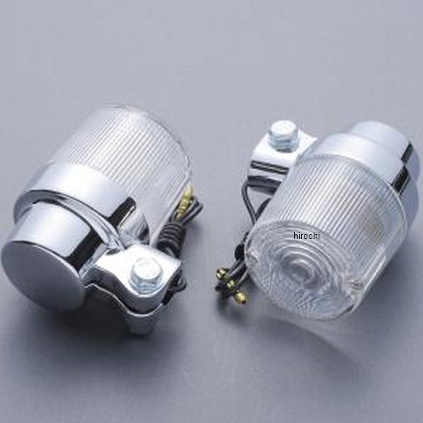 MRS-C21133 エムテック中京 M-TEC中京 MRS ヨーロピアン ウインカー 大 300型 50φ汎用 クリアレンズ/メッキ 2個入り