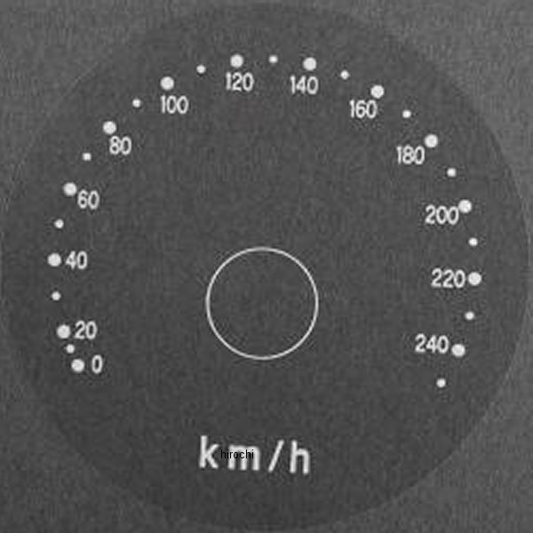 MRS-K-A002 エムテック中京 M-TEC中京 MRS km/hステッカー マイルメーター用 72年-75年 Z1、Z2