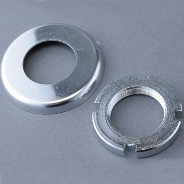 MRS-K-A019 エムテック中京 M-TEC中京 MRS ステアリングヘッドナット・ワッシャセット Z、KZ クロームメッキ