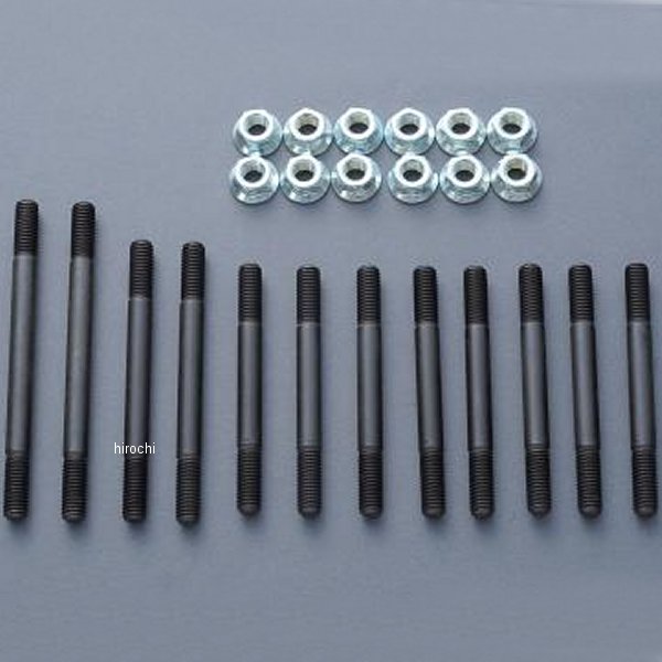 MRS-K-E020 エムテック中京 M-TEC中京 MRS メインベアリング クランク スタッドボルトセット 72年-85年 Z1、Z2、Z1000 クロモリ