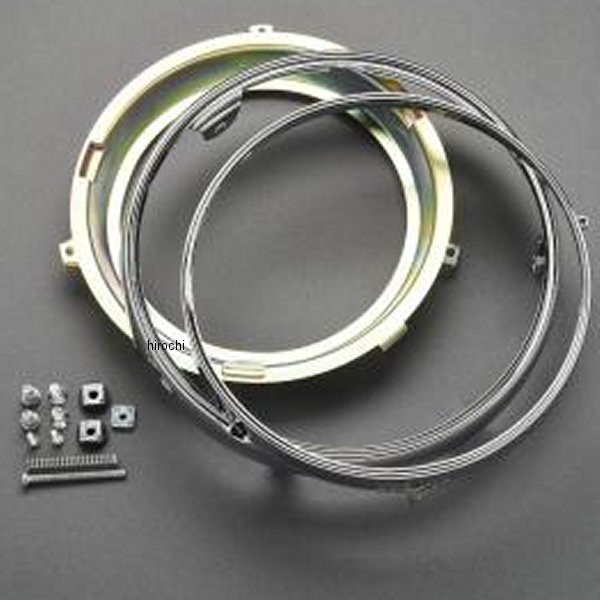 MRS-Z1-A3 エムテック中京 M-TEC中京 MRS ヘッドライトリムセット 72年-75年 Z1、Z2 メッキ