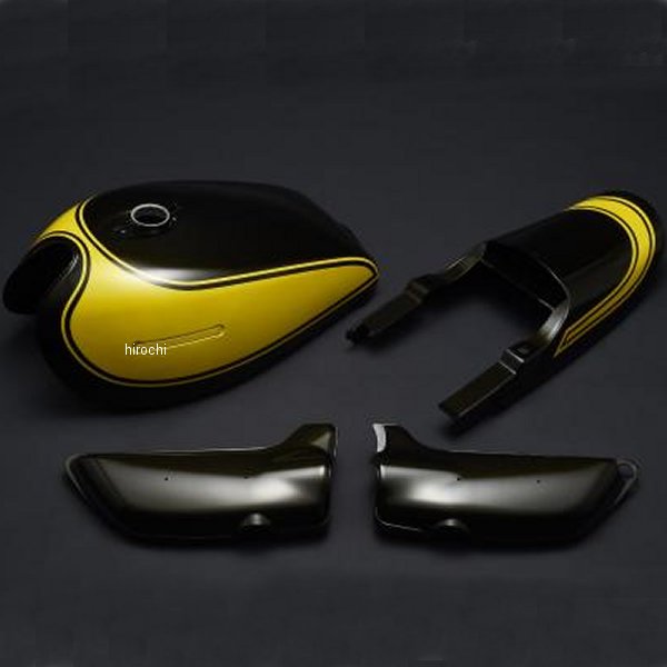 MRS-Z1-T03セット エムテック中京 M-TEC中京 MRS 外装4点セット ダブルピッチ 72年-75年 Z1、Z2 イエローボール