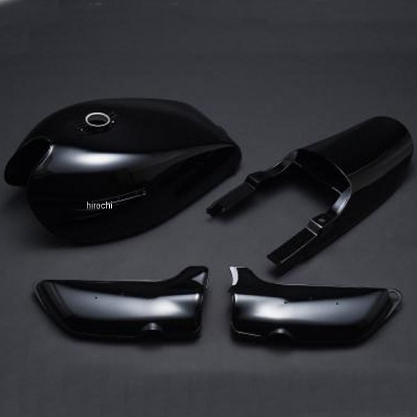 MRS-Z1-T08SET エムテック中京 M-TEC中京 MRS タンク外装4点セット 4穴仕様 72年-75年 Z1、Z2 ソリッドブラック