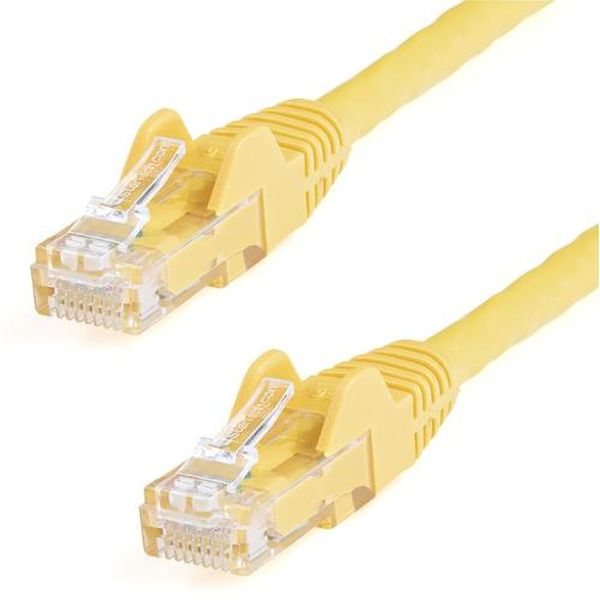 カテゴリ6 LANケーブル/15m/イエロー/ギガビットイーサネットケーブル/ツメ折れ防止機構付/CAT6