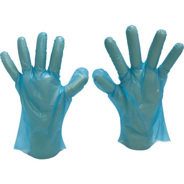 N9KB 115-8708 エフピコ商事(株) エフピコ WエンボスGLOVE23 ブルー SS