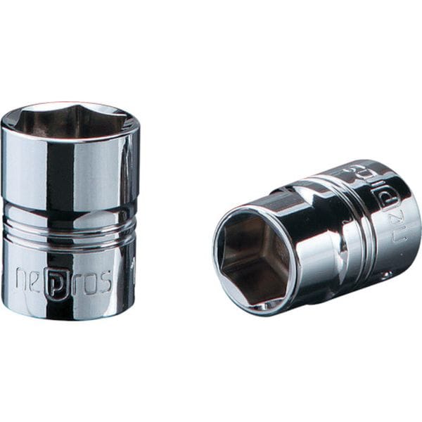 NB211 807-0244 6.3sq.ソケット(六角) 対辺寸法11mm 差込角6.35mm 全長19mm