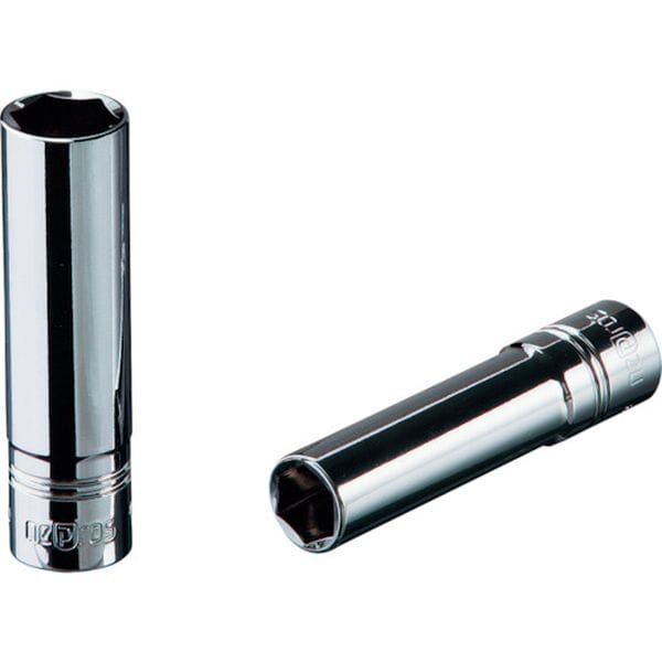 NB2L38 114-6724 インチ 6.3sq.ディープソケット(六角) 対辺寸法3/8inch 全長50mm