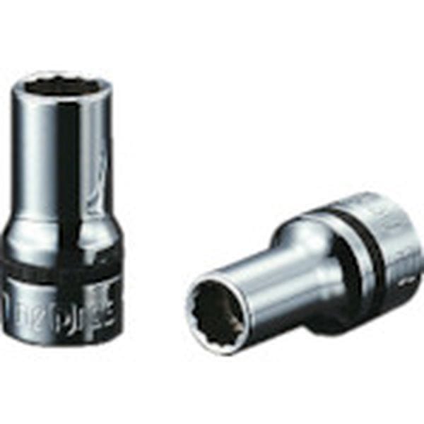 NB3M16W 9.5sq.セミディープソケット(十二角) 対辺寸法16mm 差込角9.5mm 全長40mm