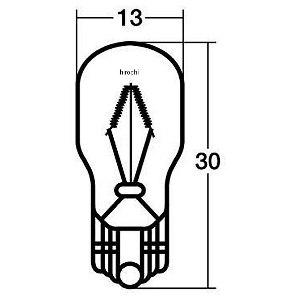 NBV001 エナジープライス Energy Price バルブ ウインカー球 12V10W ウエッジ 1個入り