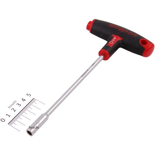 NDSG14 スナップオン Snap-on エルゴノミクスハンドル ソフトグリップ ナットドライバー 1/4インチ 6-3/8インチ レッド