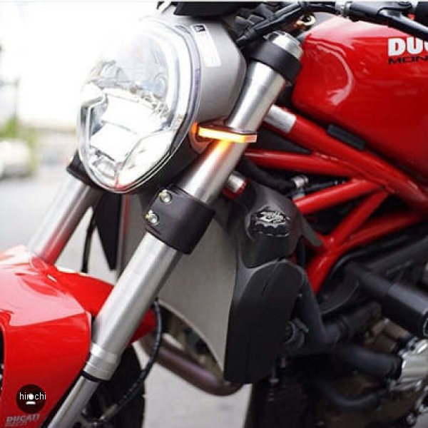 1100-FS-D New Rage Cycles 09年-13年 Ducati Monster 1100 フロント ターンシグナル