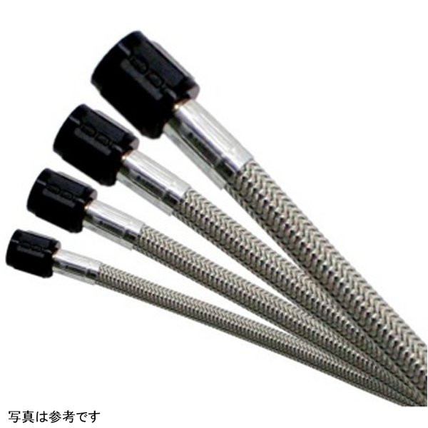 Nitrous Express 4AN 4ft ステンレススチール Braided Hose ブラック