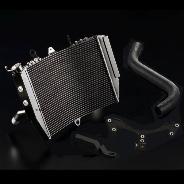 NI-WRZ92B ナイトロレーシング ラウンドタイプ ワイドラジエーターKIT 21年以降 Z900RS 黒