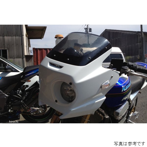 NJ-FCBS ノジマエンジニアリング アッパーカウル ZRX1200 クロゲル スモークレンズ