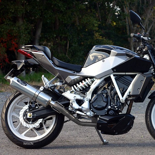 NMSHY006S-CLK ノジマエンジニアリング フルエキゾースト FASARM M2 1-1 14年 ヒョソン GD250N ステンレスポリッシュ