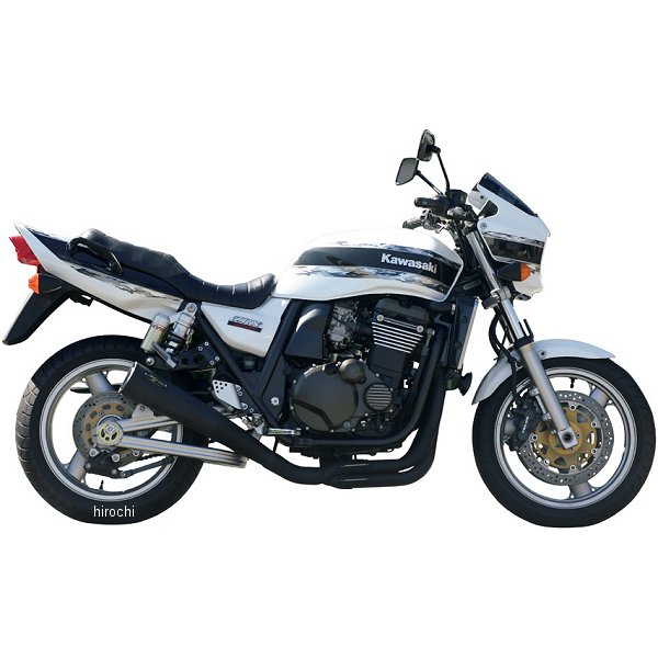 NMSX608MB-CL ノジマエンジニアリング フルエキゾースト メガホン 4-1SC ZRX1200R 耐熱黒塗装