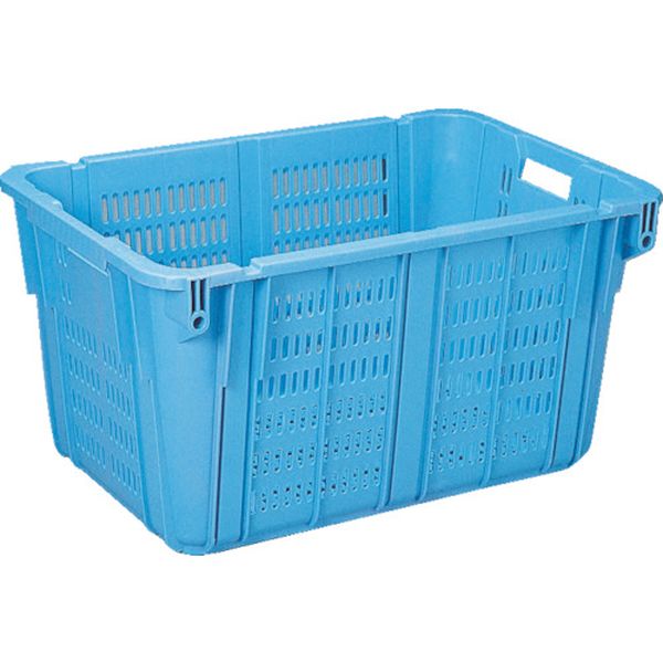NO2100 423-1970 メッシュコンテナ 130354 プラスケットNo.2100本体205L 青