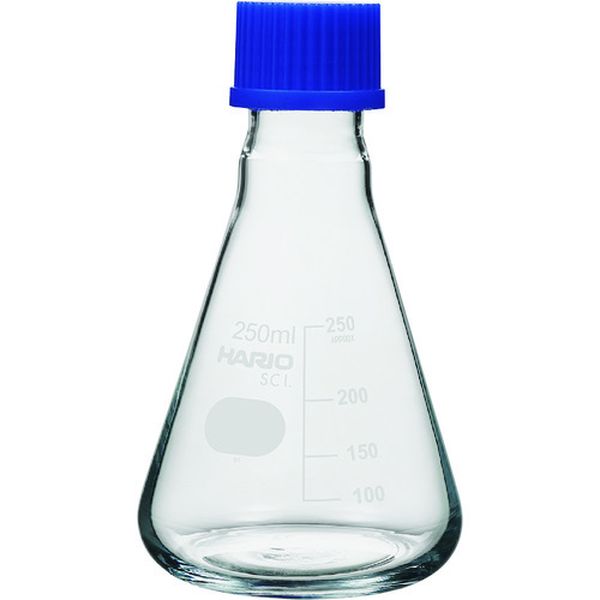 NSF250SCI 206-5664 ハリオサイエンス(株) HARIO 耐熱ねじ口三角フラスコ 250ml