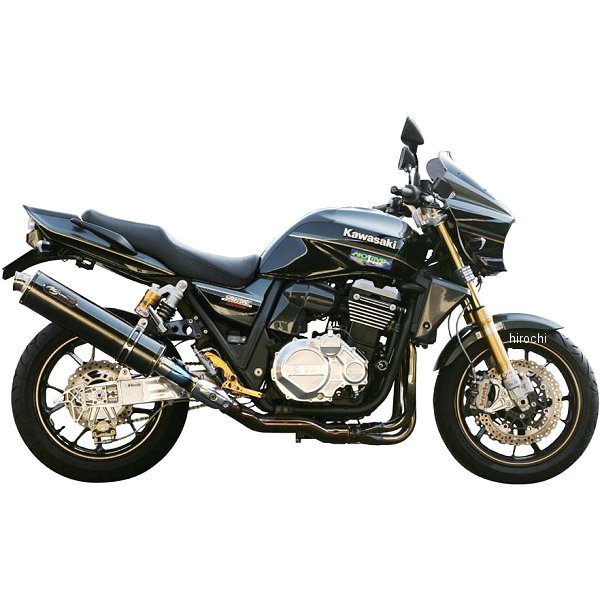NT618SGTD-CLK ノジマエンジニアリング スリップオンマフラー DLCチタン 09年 ZRX1200 DAEG 黒
