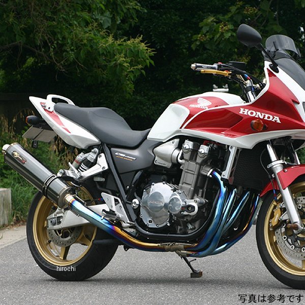 NTX027GTH-CLK ノジマエンジニアリング フルエキゾースト HEATチタン 4-1SC 08年-13年 CB1300 ブルーグラデーション(陽極酸化処理)
