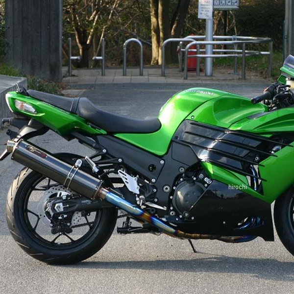 NTX643GTDW-CLK ノジマエンジニアリング フルエキゾースト DLCチタン ツイン 4-1-2SC 12年-15年 ZX-14R 黒(DLCコーティング)