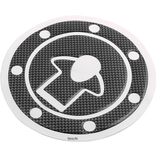 O93-TS-K マッドマックス MAD MAX タンクキャップカバー カワサキ車7穴 カーボンルック