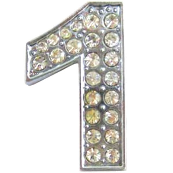 O98-2004-1 マッドマックス MAD MAX 立体クリスタルエンブレム 数字1