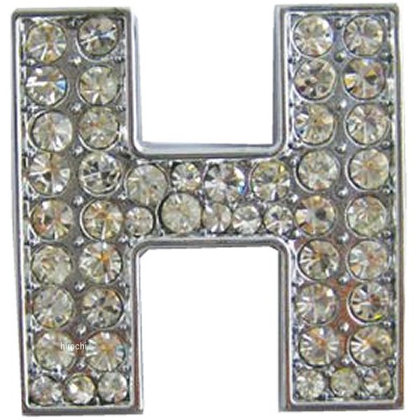 O98-2004-H マッドマックス MAD MAX 立体クリスタルエンブレム アルファベットH