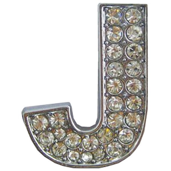 O98-2004-J マッドマックス MAD MAX 立体クリスタルエンブレム アルファベットJ