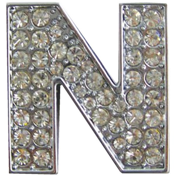 O98-2004-N マッドマックス MAD MAX 立体クリスタルエンブレム アルファベットN