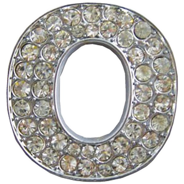 O98-2004-O マッドマックス MAD MAX 立体クリスタルエンブレム アルファベットO オー