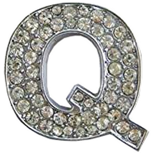 O98-2004-Q マッドマックス MAD MAX 立体クリスタルエンブレム アルファベットQ