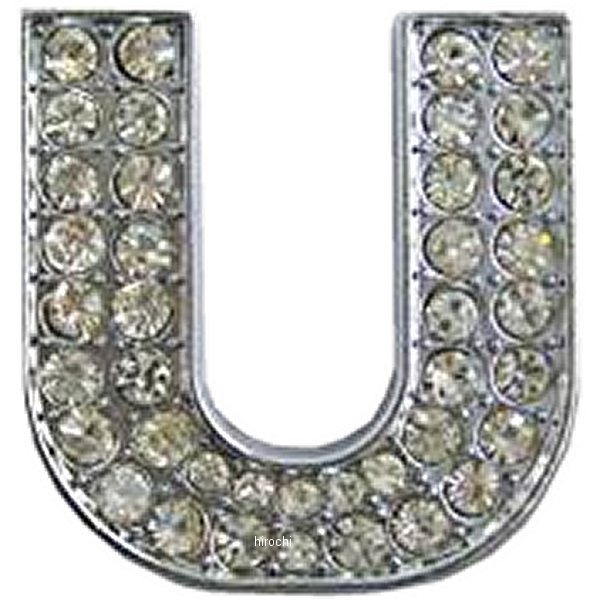 O98-2004-U マッドマックス MAD MAX 立体クリスタルエンブレム アルファベットU