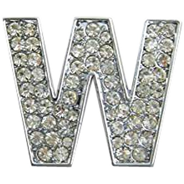 O98-2004-W マッドマックス MAD MAX 立体クリスタルエンブレム アルファベットW