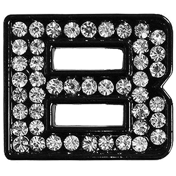 O98-2005-B マッドマックス MAD MAX 立体クリスタルエンブレム アルファベットB 黒