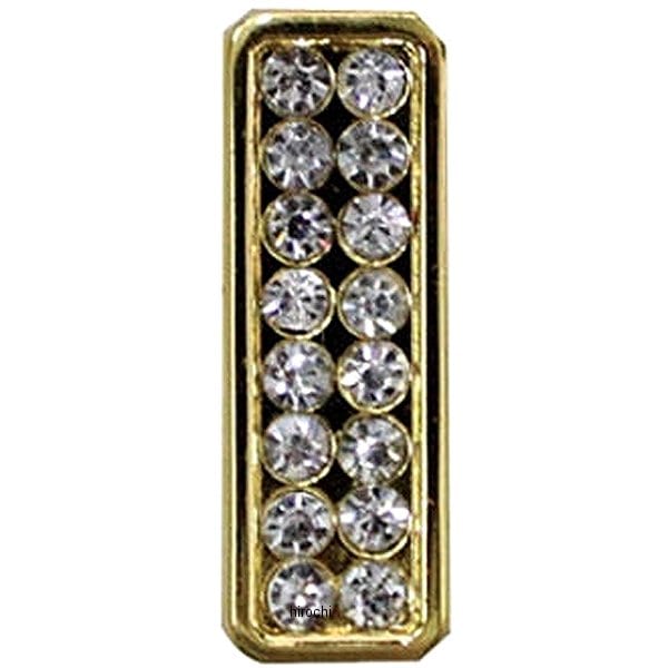 O98-2006-I マッドマックス MAD MAX 立体クリスタルエンブレム アルファベットI ゴールド