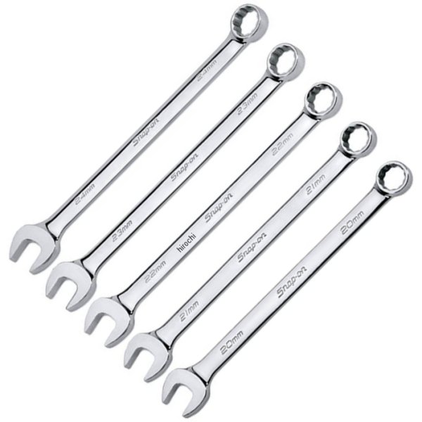 OEXM705 スナップオン Snap-on レンチ ミリ コンビネーション 12ポイント (5個セット) (20-24 mm)