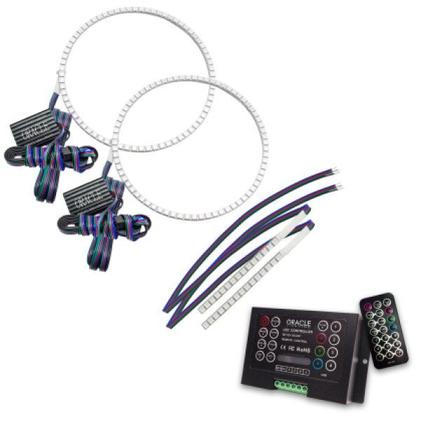 Oracle 21年-22年 フォード Bronco ヘッドライト Halo キット w/DRL Bar - Base ヘッドライト -w/2.0 Cntrl SEE WARRANTY