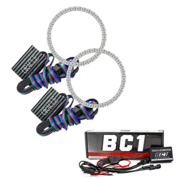 Oracle Ram 13年-18年 Projector ヘッドライト Halo キット - ColorSHIFT w/ BC1 Controller SEE WARRANTY