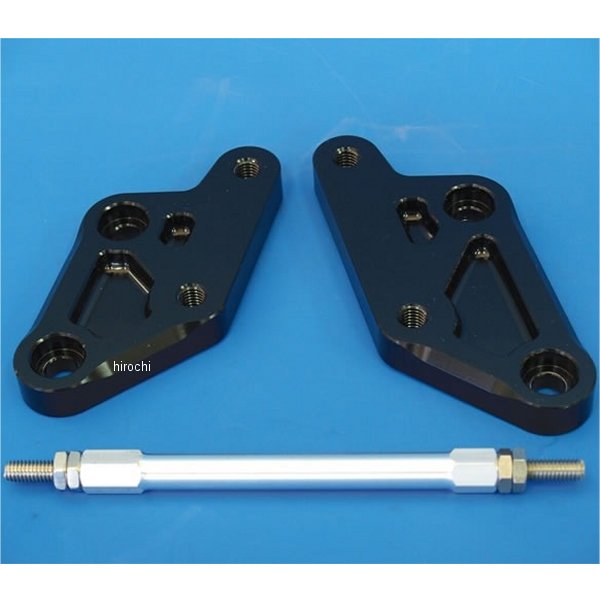 OSP-K23-BKA ウッドストック WOODSTOCK STDステップオフセットプレート Aタイプ Ninja250R 黒