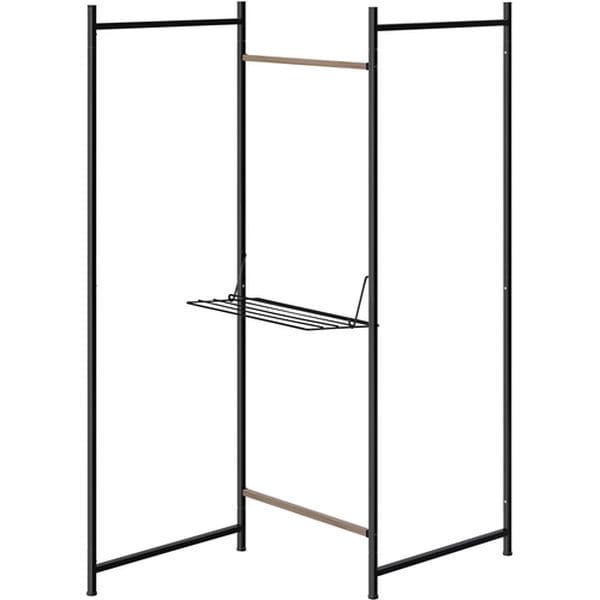 OTM150RB 633-1454 アイリスオーヤマ(株) IRIS 105887 折りたたみ物干し3連 ブラック